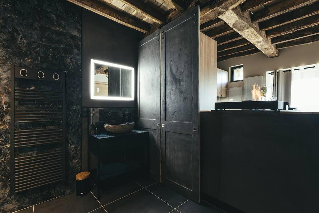 Le Duplex De L'Etoile Home Cinema Jacuzzi Et Sauna Privatif Longmesnil Exterior foto