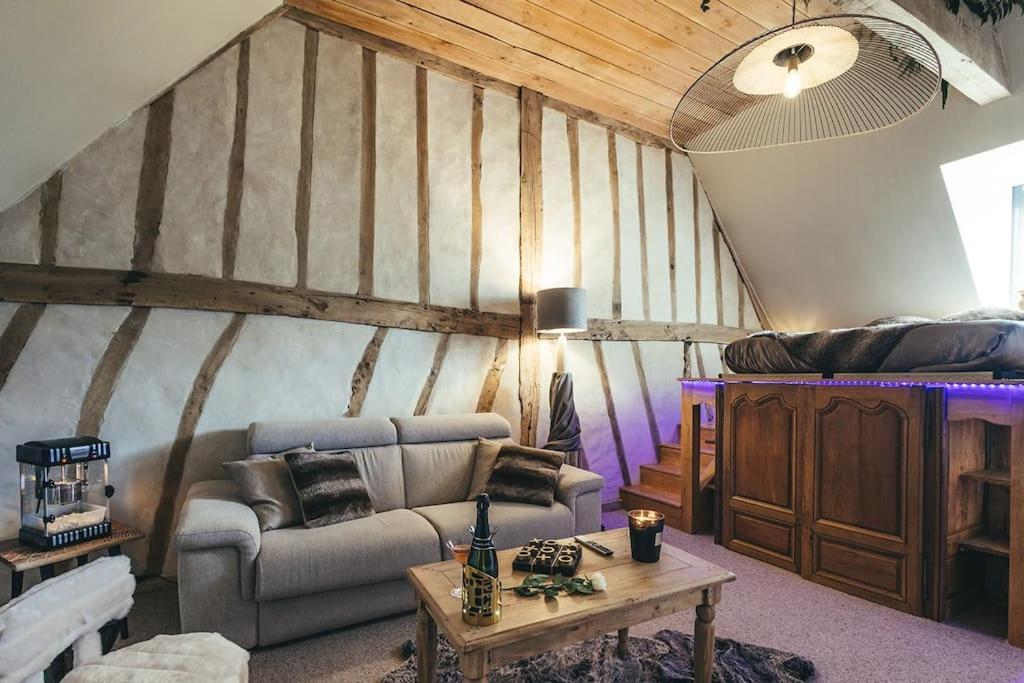 Le Duplex De L'Etoile Home Cinema Jacuzzi Et Sauna Privatif Longmesnil Exterior foto